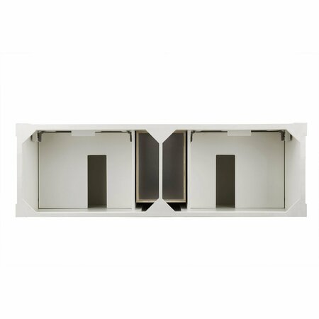 James Martin Vanities Brookfield 72in Double Vanity Cabinet, Bright White 147-V72-BW
